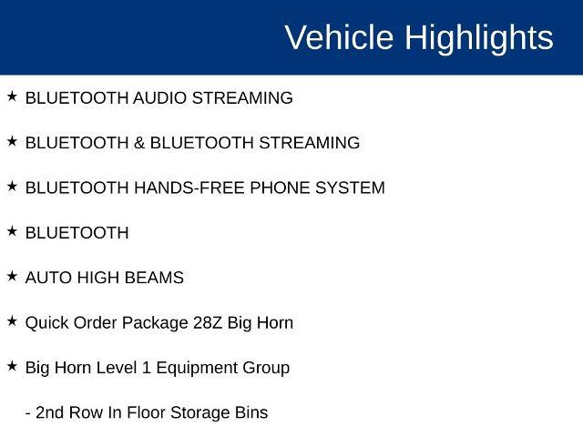 2020 Ram 1500 Big Horn Crew Cab 4x4 57 Box