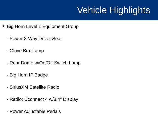2020 Ram 1500 Big Horn Crew Cab 4x4 57 Box