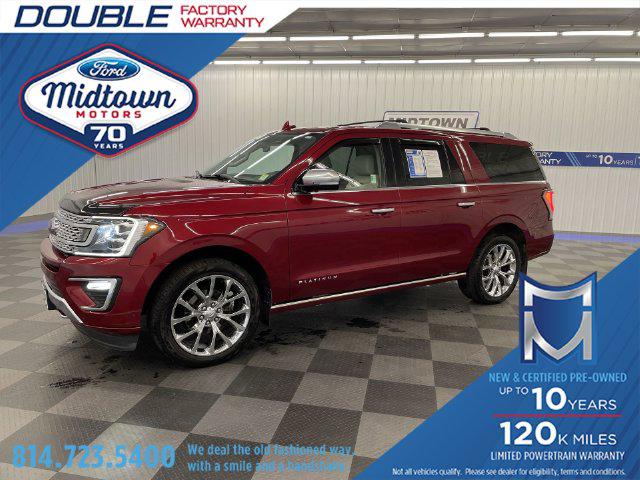 2018 Ford Expedition Max Platinum for sale in Warren, PA