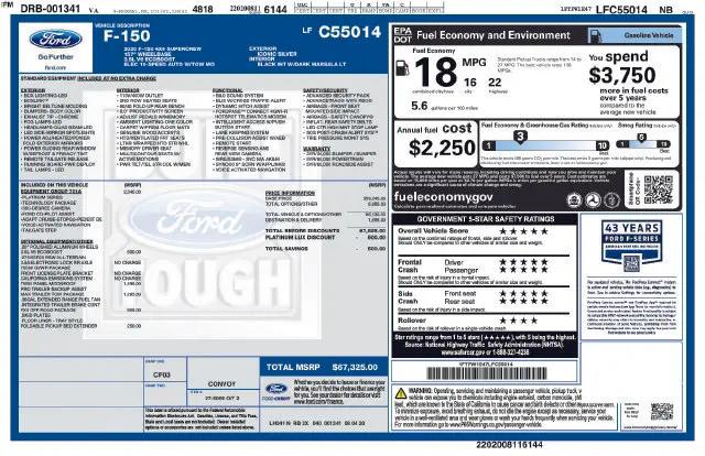 2020 Ford F-150 Platinum