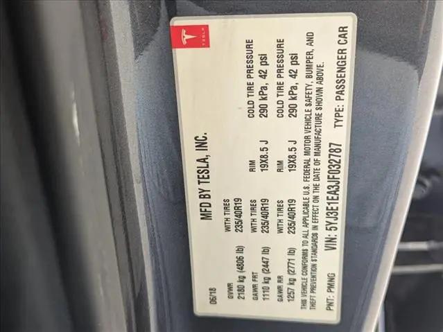 2018 Tesla Model 3 Long Range