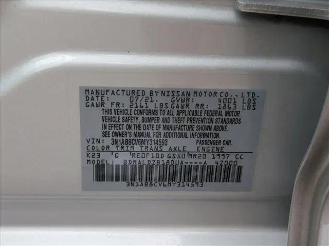 2021 Nissan Sentra SV Xtronic CVT