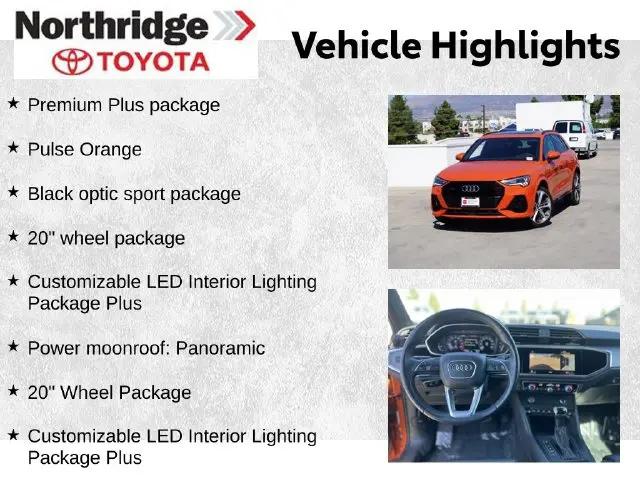 2022 Audi Q3 Premium Plus 45 TFSI S line quattro Tiptronic