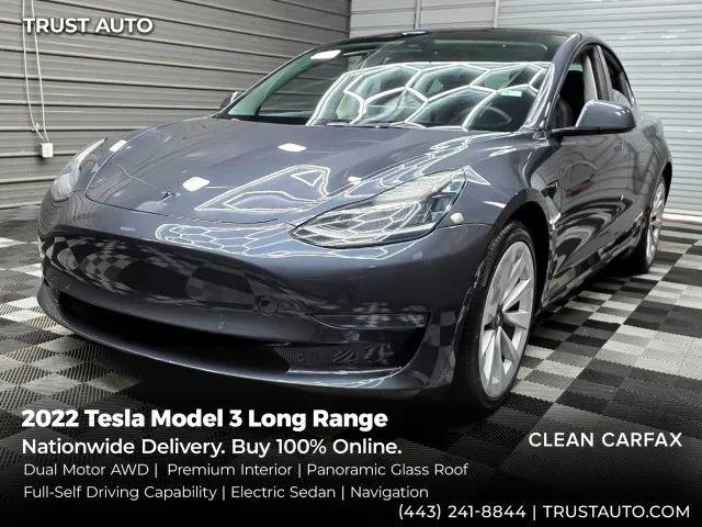 2022 Tesla Model 3 Long Range for sale in Sykesville, MD