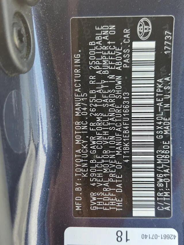 2015 Toyota Avalon Limited