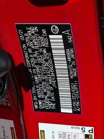 2021 Lexus UX UX 250h F SPORT