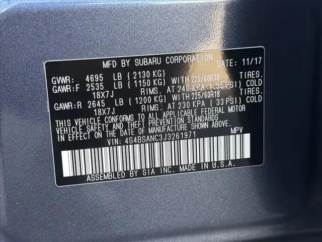 2018 Subaru Outback 2.5i Limited