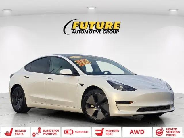 2021 Tesla Model 3 Long Range Dual Motor All-Wheel Drive for sale in Yuba City, CA