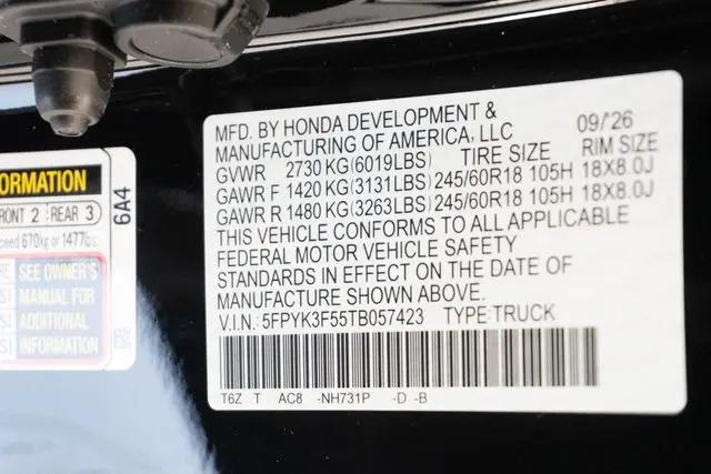 2026 Honda Ridgeline RTL