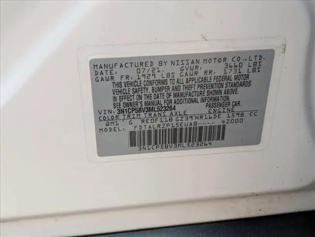 2021 Nissan Kicks S Xtronic CVT