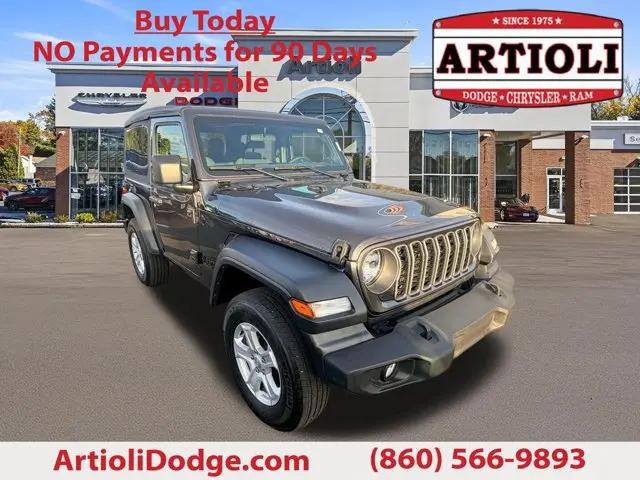 2025 Jeep Wrangler 2-Door Sport 4x4 for sale in Enfield, CT