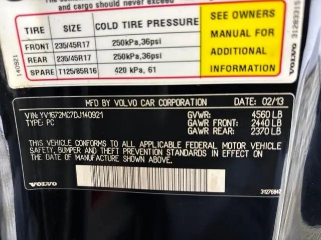 2013 Volvo C70 T5