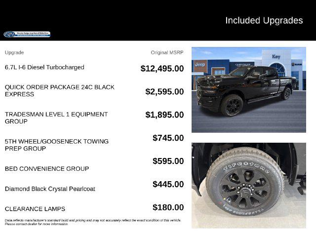 2027 Ram 2500 Black Express