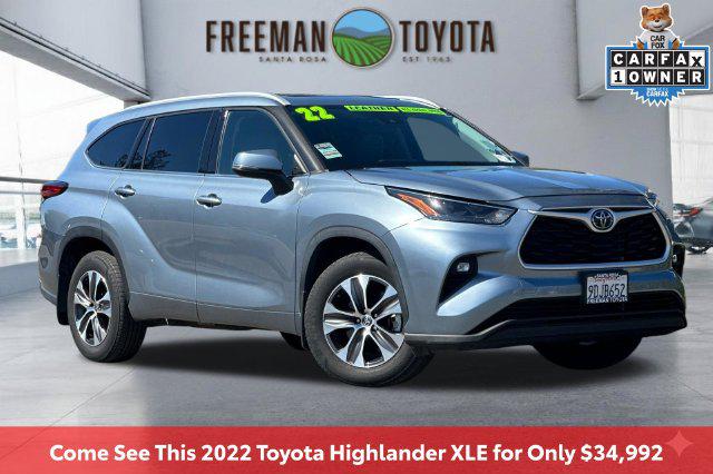 2022 Toyota Highlander XLE for sale in Santa Rosa, CA