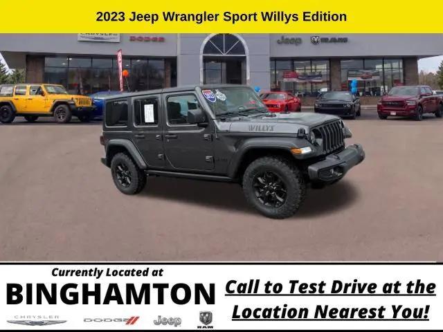 2023 Jeep Wrangler 4-Door Willys 4x4 for sale in Binghamton, NY