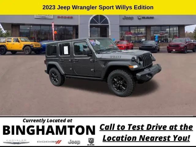 2023 Jeep Wrangler 4-Door Willys 4x4 for sale in Binghamton, NY