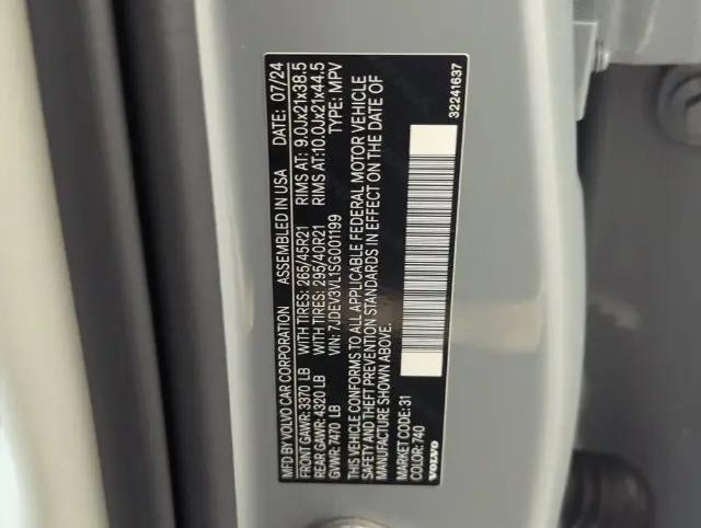 2025 Volvo X 90 Ultra, Twin Motor, Fully electric, 7 Seats