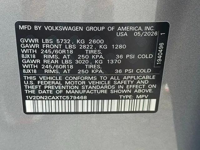 2026 Volkswagen Atlas SE