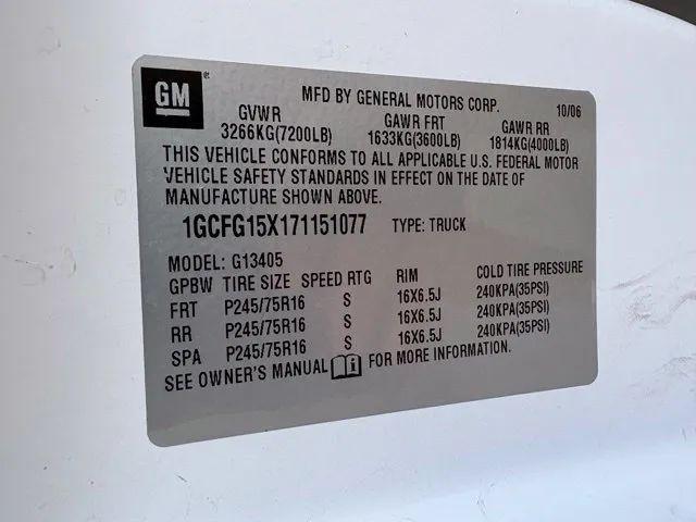2007 Chevrolet Express Work Van