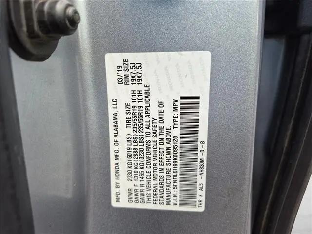 2019 Honda Odyssey Elite