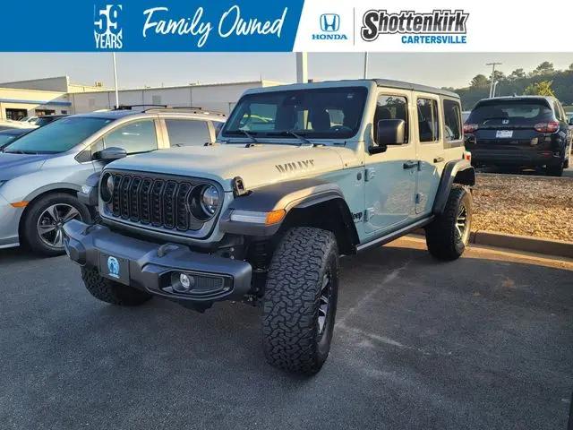 2024 Jeep Wrangler 4-Door Willys 4x4 for sale in Cartersville, GA