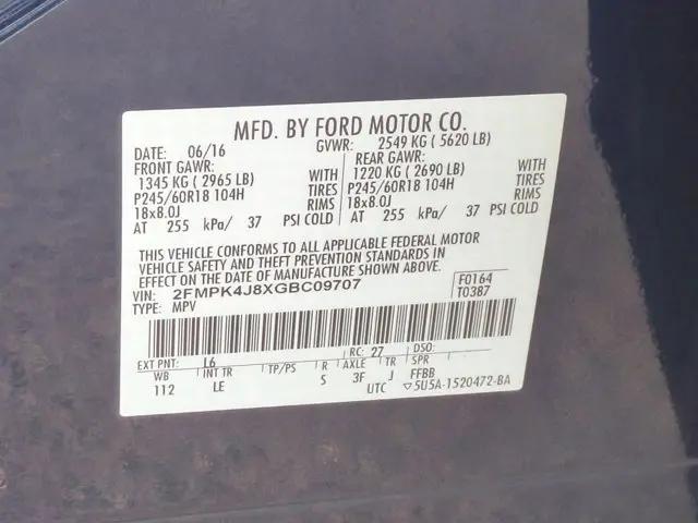 2016 Ford Edge SEL