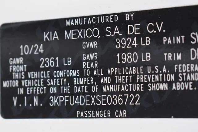 2025 Kia K4 EX