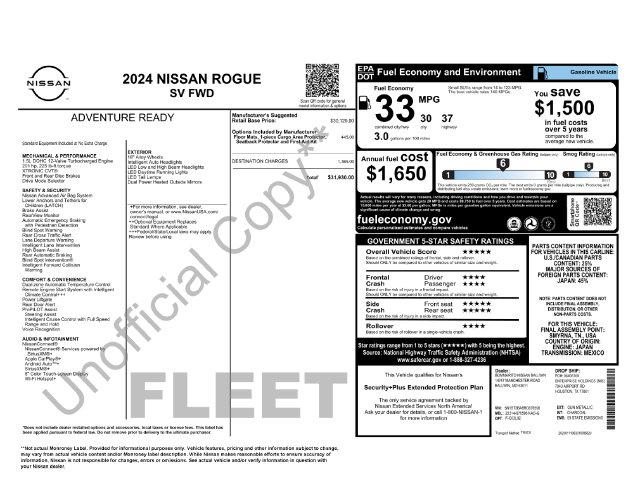 2024 Nissan Rogue SV FWD