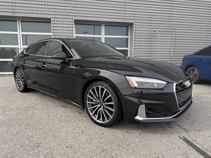 Mythos Black Metallic 2023 Audi A5 Sportback Sedan Automatic