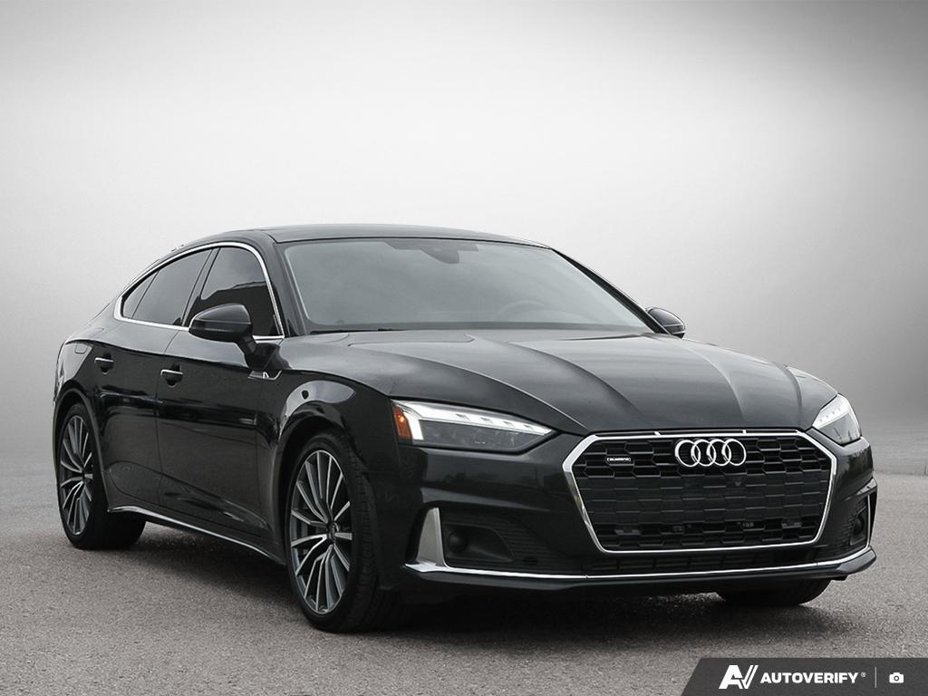 Mythos Black Metallic 2023 Audi A5 Sportback Sedan  Automatic