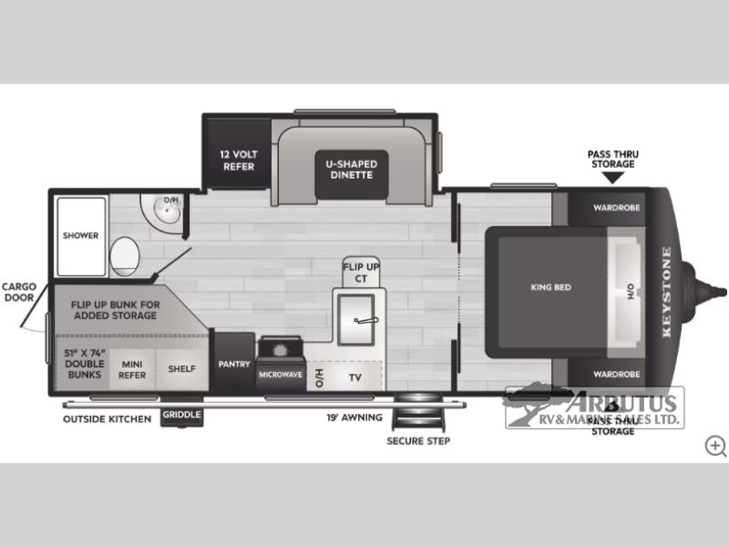 2027 Keystone RV Bullet Crossfire 2290BHWE TRAVEL TRAILER