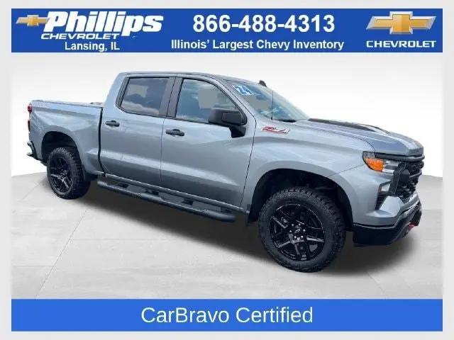 2024 Chevrolet Silverado 1500 4WD Crew Cab Short Bed Custom Trail Boss for sale in Lansing, IL