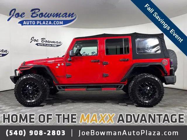 2016 Jeep Wrangler Unlimited Willys Wheeler for sale in Harrisonburg, VA
