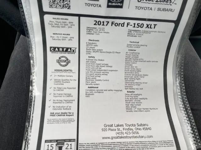 2017 Ford F-150 XLT