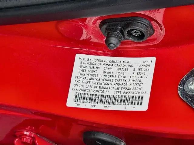 2018 Honda Civic Si