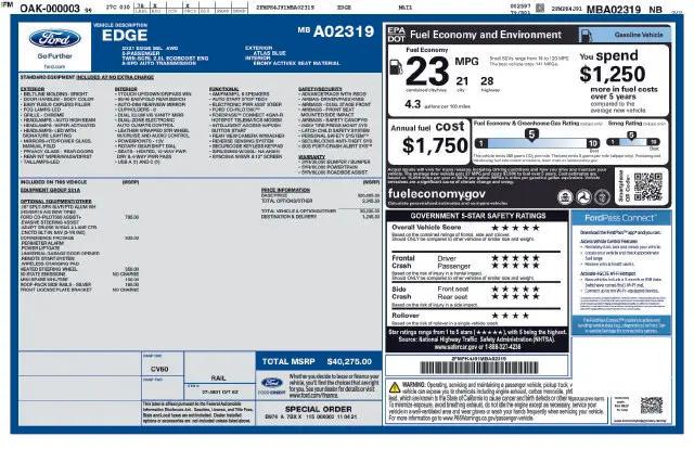 2021 Ford Edge SEL