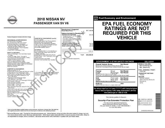 2018 Nissan 3500 SV V6 for sale in Deland, FL
