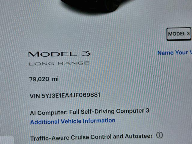 2018 Tesla Model 3 Long Range