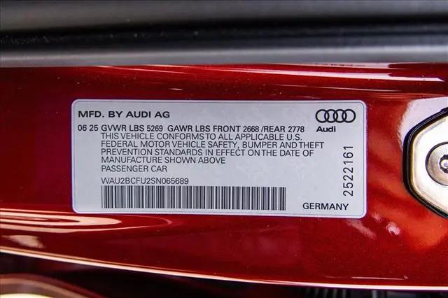 2025 Audi A5 Premium Plus TFSI quattro S tronic