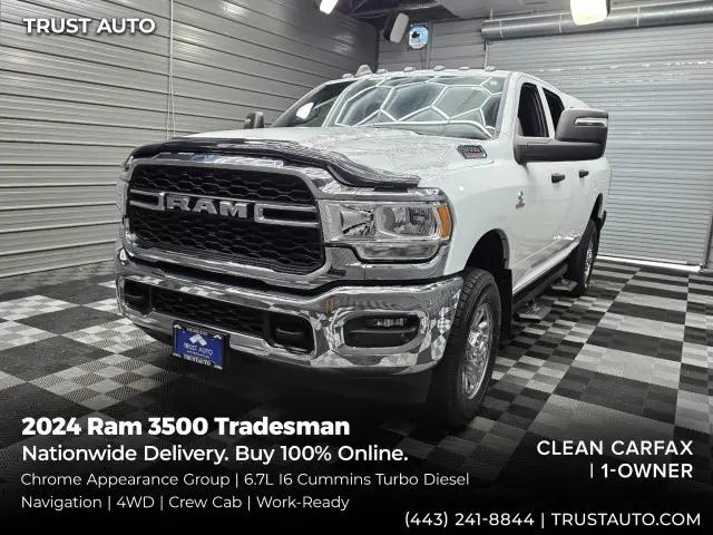 2024 Ram 3500 Tradesman Crew Cab 4x4 64 Box for sale in Sykesville, MD