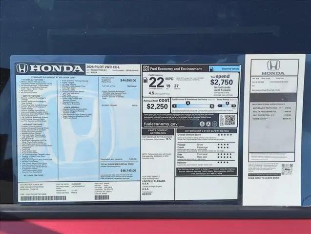 2026 Honda Pilot EX-L