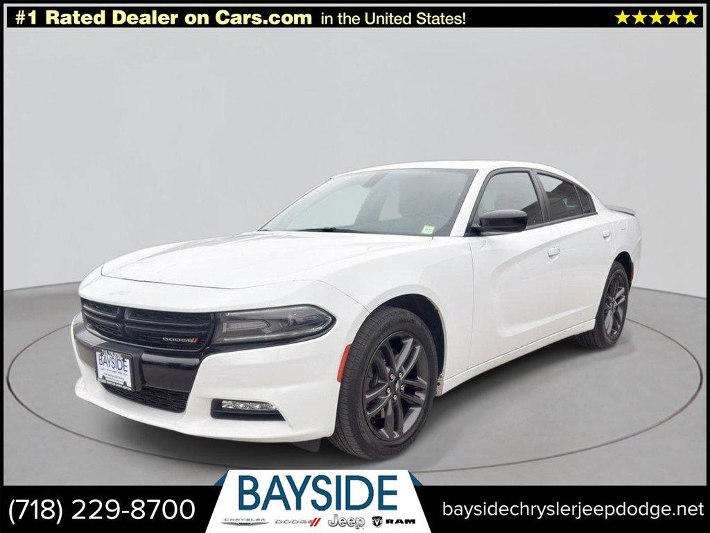 White Knuckle Clearcoat 2019 Dodge Charger Sedan All-Wheel Drive Automatic