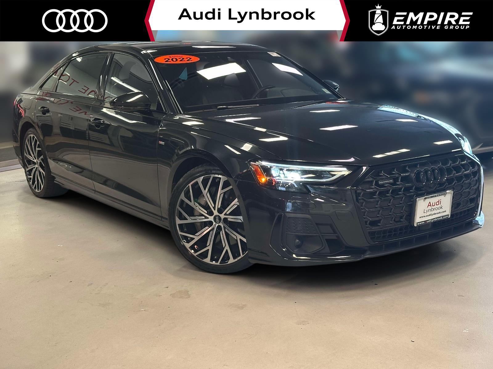 Vesuvius Gray Metallic 2022 Audi A8 Sedan All-Wheel Drive Automatic