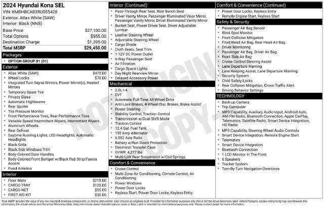 2024 Hyundai Kona SEL for sale in Warwick, NY