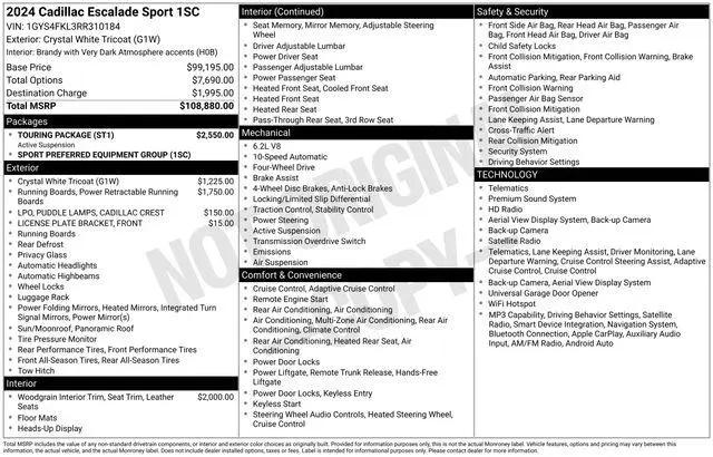 2024 Cadillac Escalade 4WD Sport for sale in Sherman, TX