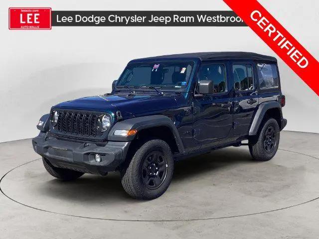 2025 Jeep Wrangler 4-Door Sport 4x4 for sale in Westbrook, ME