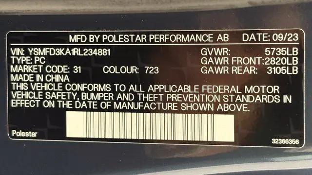 2024 Polestar 2 Standard