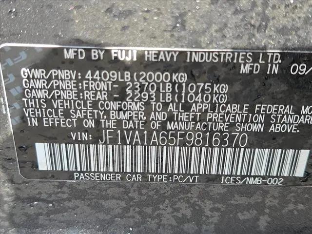 2015 Subaru WRX Base