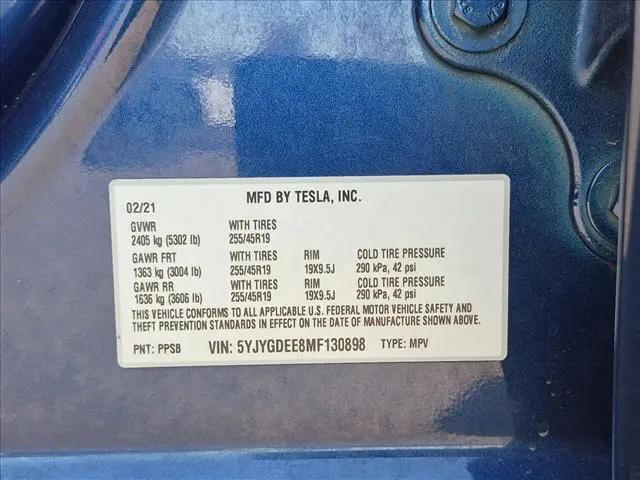 2021 Tesla Model Y Long Range Dual Motor All-Wheel Drive