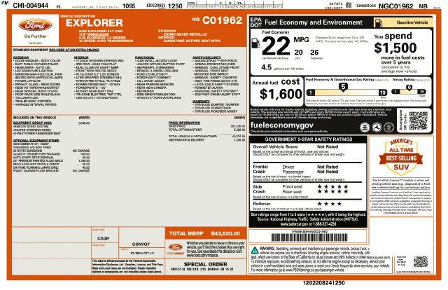 2022 Ford Explorer XLT for sale in Madison Heights, VA